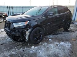 Salvage cars for sale at Chicago Heights, IL auction: 2015 Ford Edge SEL