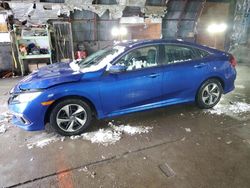 Salvage cars for sale from Copart Albany, NY: 2020 Honda Civic LX