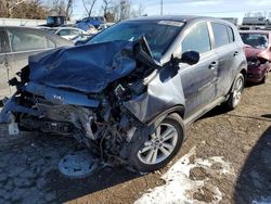 Salvage cars for sale at Bridgeton, MO auction: 2017 KIA Sportage LX