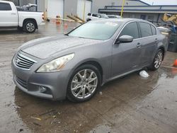 Salvage cars for sale from Copart Lebanon, TN: 2012 Infiniti G37 Base