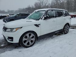 Salvage cars for sale at Ellwood City, PA auction: 2015 Land Rover Range Rover Sport HSE
