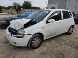 Chevrolet Aveo LS salvage cars for sale: 2004 Chevrolet Aveo LS