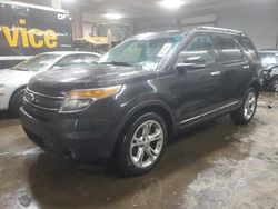 Salvage cars for sale at Elgin, IL auction: 2015 Ford Explorer Limited