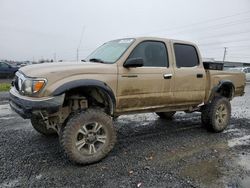 Salvage trucks for sale at Eugene, OR auction: 2004 Toyota Tacoma Double Cab