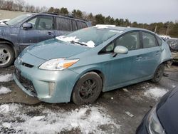 Salvage cars for sale from Copart Exeter, RI: 2012 Toyota Prius