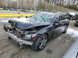 Mercedes-Benz E 300 4matic salvage cars for sale: 2017 Mercedes-Benz E 300 4matic