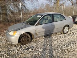 Salvage cars for sale from Copart Cicero, IN: 2001 Honda Civic EX