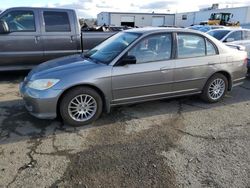 2005 Honda Civic LX en venta en Vallejo, CA