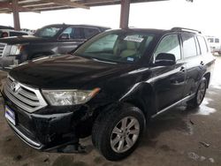 Toyota Highlander salvage cars for sale: 2012 Toyota Highlander Base