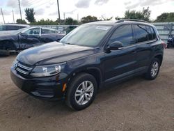 Salvage cars for sale from Copart Miami, FL: 2016 Volkswagen Tiguan S