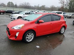 Salvage cars for sale from Copart Shreveport, LA: 2015 Toyota Prius C