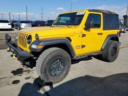 Jeep salvage cars for sale: 2020 Jeep Wrangler Sport