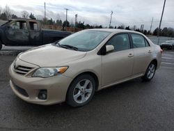 Salvage cars for sale at Portland, OR auction: 2013 Toyota Corolla Base
