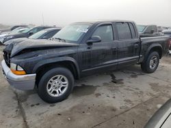 Salvage cars for sale from Copart Grand Prairie, TX: 2004 Dodge Dakota Quad SLT