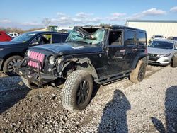 Jeep Wrangler salvage cars for sale: 2014 Jeep Wrangler Unlimited Sahara