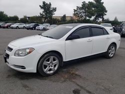 Salvage cars for sale at San Martin, CA auction: 2010 Chevrolet Malibu LS