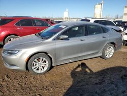 Salvage cars for sale at Kansas City, KS auction: 2015 Chrysler 200 Limited