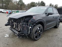 Salvage cars for sale from Copart Mendon, MA: 2019 Porsche Cayenne Turbo