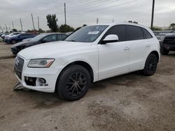 Salvage cars for sale at Miami, FL auction: 2017 Audi Q5 Premium