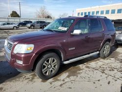 Ford salvage cars for sale: 2007 Ford Explorer Limited