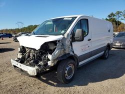 Salvage trucks for sale at Greenwell Springs, LA auction: 2016 Ford Transit T-150