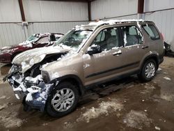 Salvage cars for sale at Pennsburg, PA auction: 2006 Honda CR-V LX