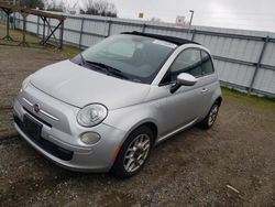 Salvage cars for sale from Copart Sacramento, CA: 2012 Fiat 500 POP