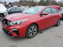 Salvage cars for sale at Assonet, MA auction: 2019 KIA Forte FE
