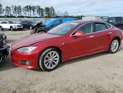 Salvage cars for sale from Copart Harleyville, SC: 2017 Tesla Model S