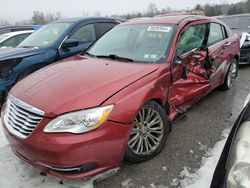 Salvage cars for sale at Angola, NY auction: 2012 Chrysler 200 Limited