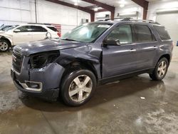 Salvage cars for sale at Avon, MN auction: 2014 GMC Acadia SLE