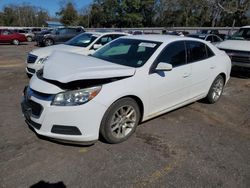 Chevrolet Malibu 1LT salvage cars for sale: 2015 Chevrolet Malibu 1LT