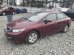 Salvage cars for sale at Windsor, NJ auction: 2014 Honda Civic LX