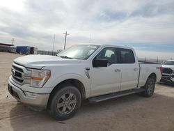 Salvage cars for sale at Andrews, TX auction: 2021 Ford F150 Supercrew