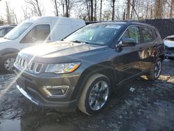 Salvage cars for sale from Copart Waldorf, MD: 2019 Jeep Compass Limited