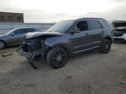 Salvage cars for sale at Kansas City, KS auction: 2016 Ford Explorer XLT