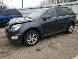 Vehiculos salvage en venta de Copart Moraine, OH: 2017 Chevrolet Equinox LT