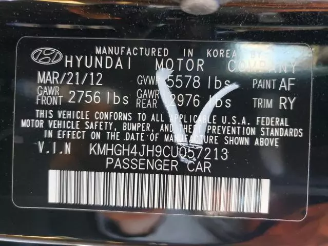 2012 Hyundai Equus Signature