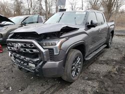 Salvage cars for sale from Copart Marlboro, NY: 2023 Toyota Tundra Crewmax Platinum