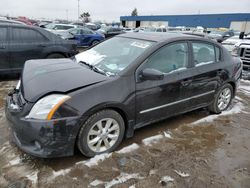 Salvage cars for sale at Woodhaven, MI auction: 2012 Nissan Sentra 2.0