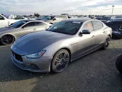 Salvage cars for sale at Antelope, CA auction: 2014 Maserati Ghibli S