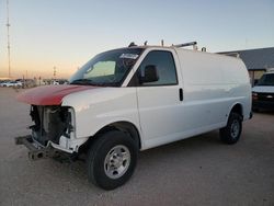 Salvage trucks for sale at Andrews, TX auction: 2023 Chevrolet Express G2500