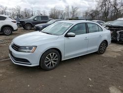 Salvage cars for sale from Copart Baltimore, MD: 2017 Volkswagen Jetta SE