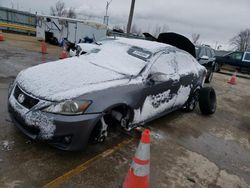 Salvage cars for sale at Dyer, IN auction: 2012 Lexus IS 250