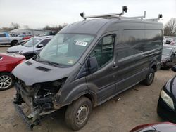 Salvage trucks for sale at Hillsborough, NJ auction: 2019 Ford Transit T-250