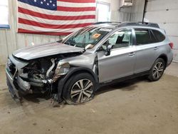 Salvage cars for sale from Copart Lyman, ME: 2018 Subaru Outback 2.5I Limited
