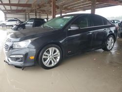 Salvage cars for sale from Copart Houston, TX: 2015 Chevrolet Cruze LTZ