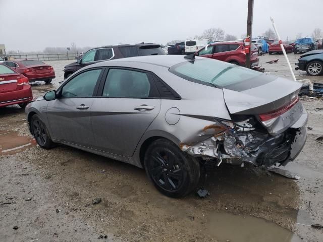 2023 Hyundai Elantra Blue