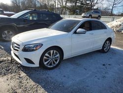 Salvage cars for sale at North Billerica, MA auction: 2019 Mercedes-Benz C 300 4matic