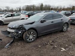 Salvage cars for sale from Copart Chalfont, PA: 2016 Acura TLX Tech